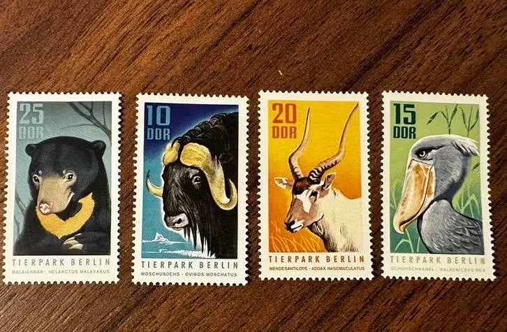 DDR 1970 Dieren - Tierpark Berlin Ongebruikt, Ophalen of Verzenden, DDR