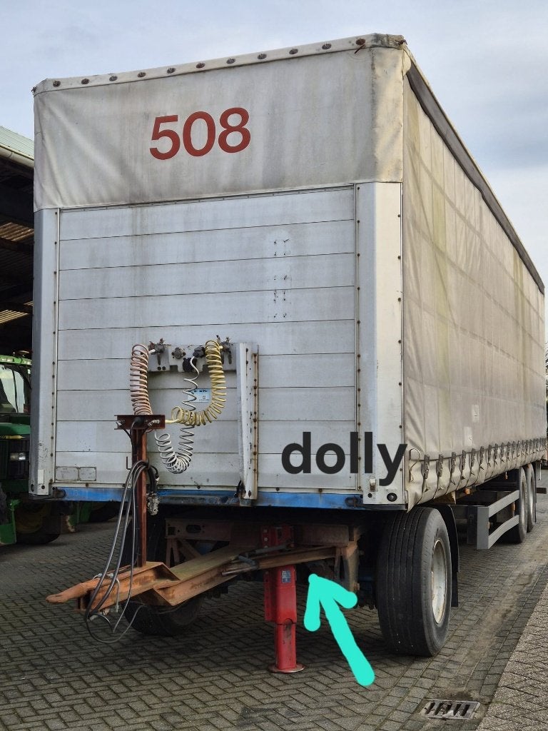 Schmitz Cargobull Oplegger met dolly en liftas, Ophalen
