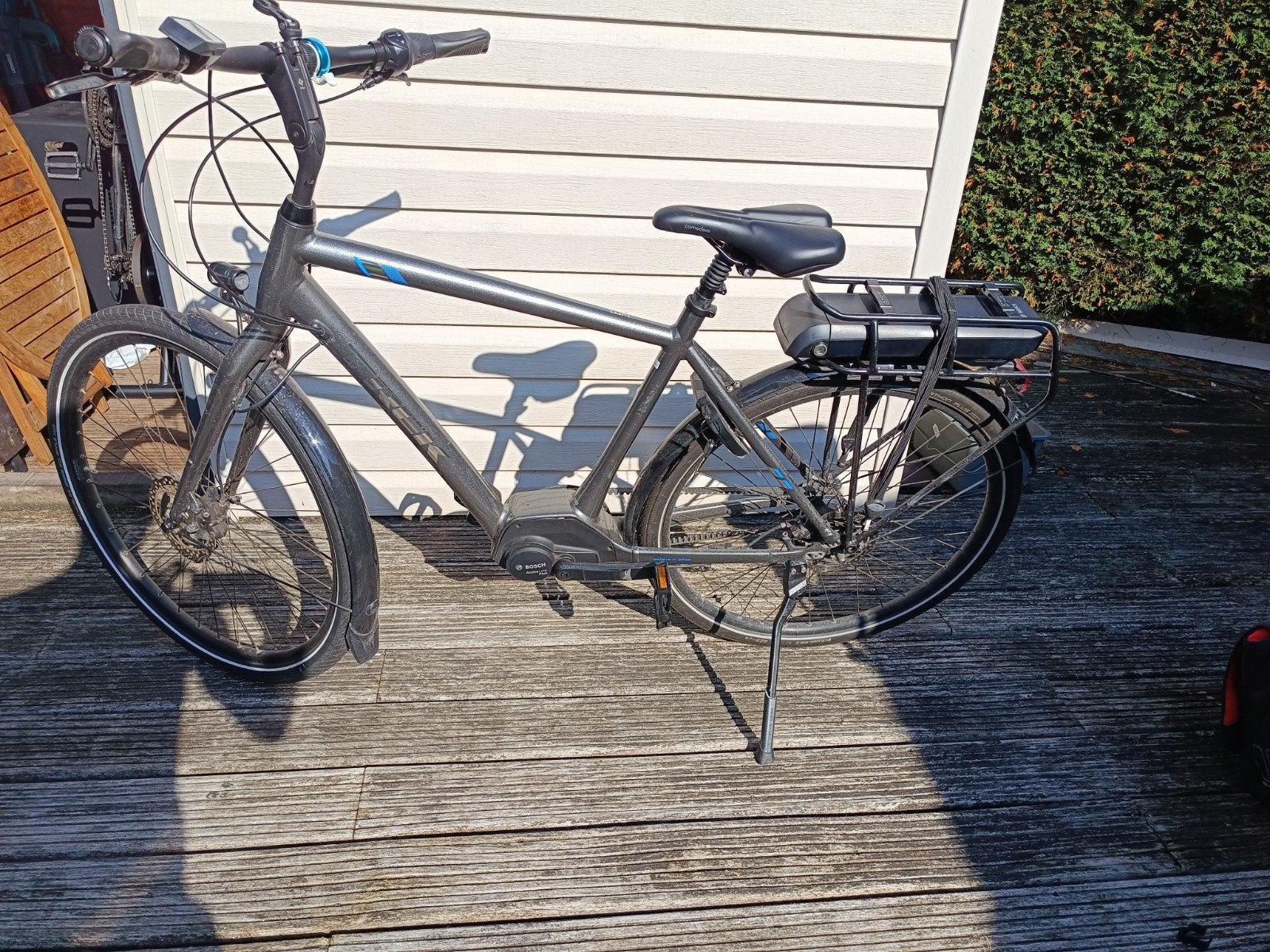Elektrische fiets met Bosch Active Line Plus motor, Gebruikt, 50 km per accu of meer, 55 tot 59 cm, Ophalen