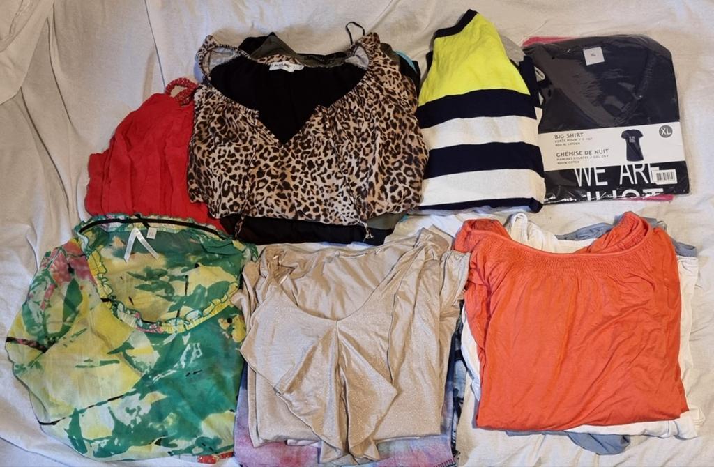 Dameskledingpakket xl/xxl in goede staat. 25 euro!, Ophalen, Zo goed als nieuw, Maat 46/48 (XL) of groter
