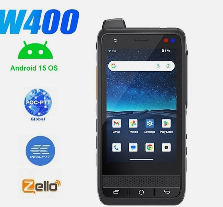 UNIWA W400 Android 15 Zello Real PTT, Verzenden, Nieuw, 15 km of meer, Portofoon of Walkie-talkie