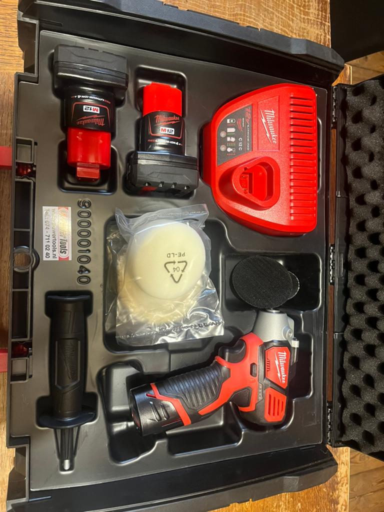 Nieuw - milwaukee m12 BPs polijstset, Ophalen of Verzenden, Nieuw