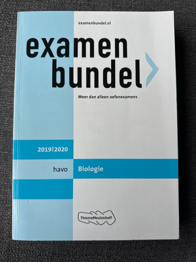 Examenbundel Biologie havo 2019/2020, Verzenden, Zo goed als nieuw, HAVO, Biologie
