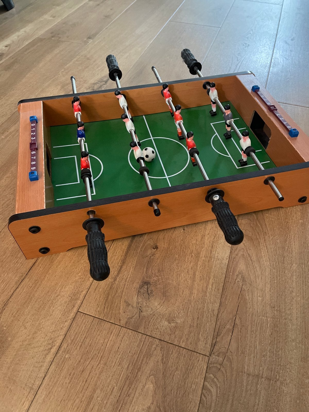 Tafelvoetbalspel, Ophalen, Gebruikt