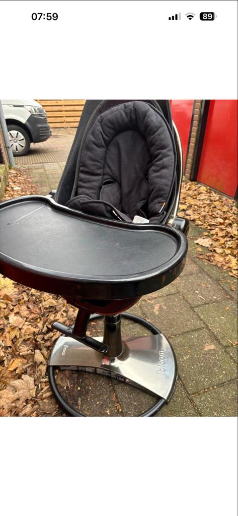 Bloom Fresco kinderstoel met alle toebehoren, Ophalen of Verzenden, Gebruikt, Meegroeistoel, Aanschuifbaar
