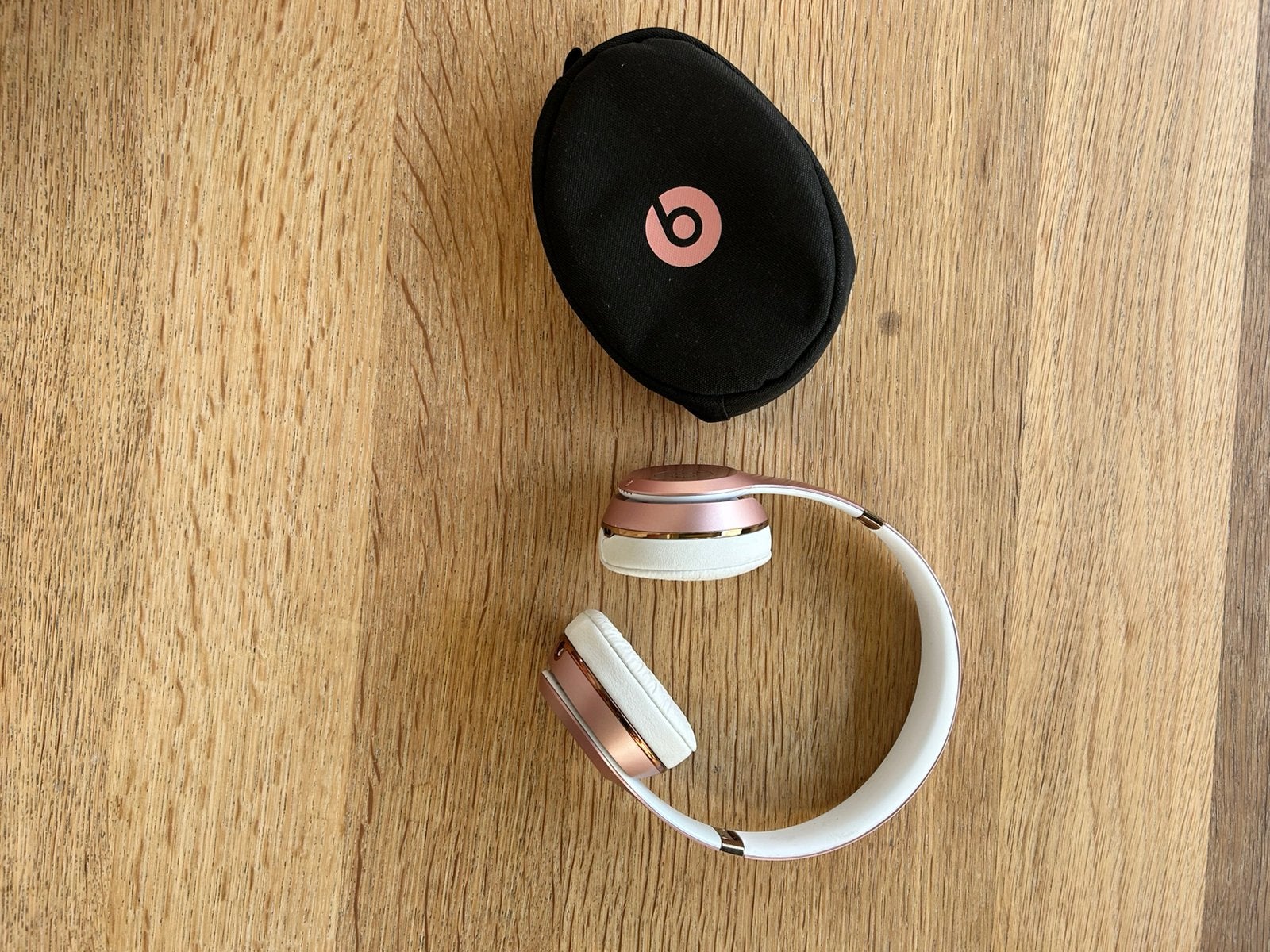 Beats Solo3 Wireless – Roségoud/Wit – Zo goed als nieuw, Audio, Tv en Foto, Koptelefoons, Overige typen, Ophalen of Verzenden