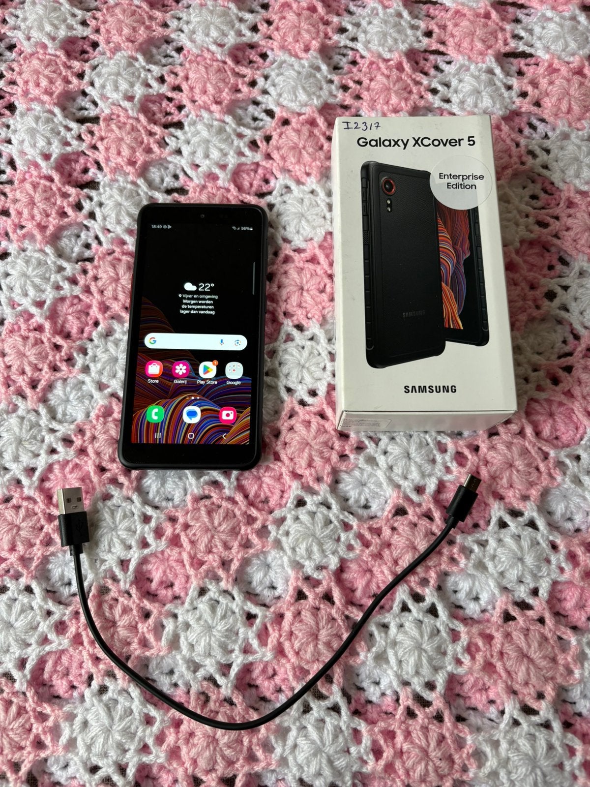 samsung xcover 5 telefoon android, Telecommunicatie, Mobiele telefoons | Samsung, Ophalen, Gebruikt, Overige modellen