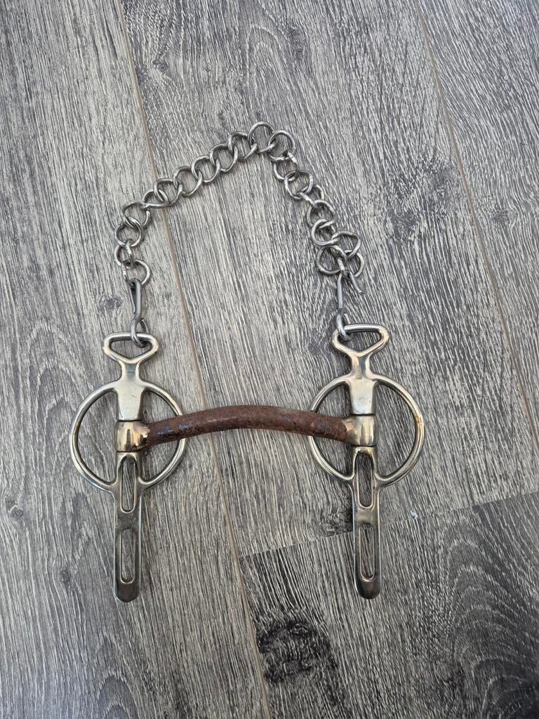 Ideal Liverpoolstang Blue Steel 12,5cm + kinbeschermer, Dieren en Toebehoren, Ophalen of Verzenden
