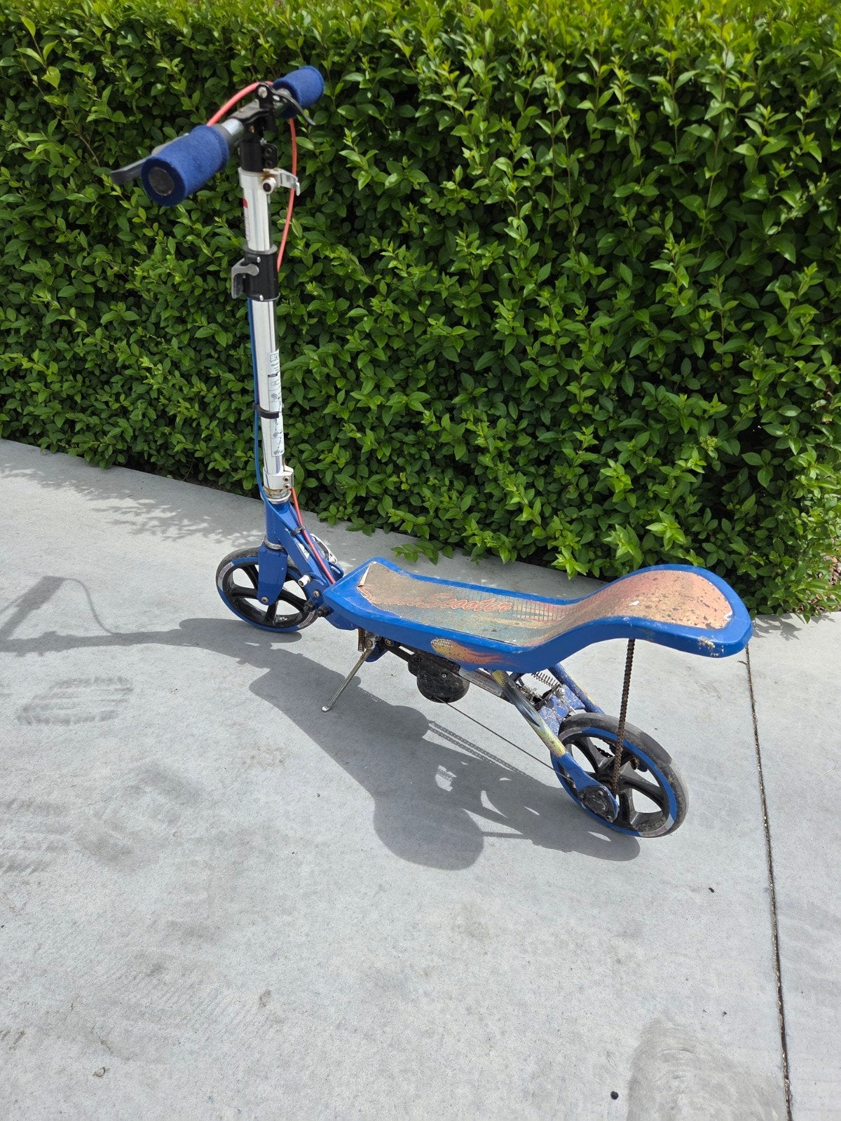Space scooter, Ophalen