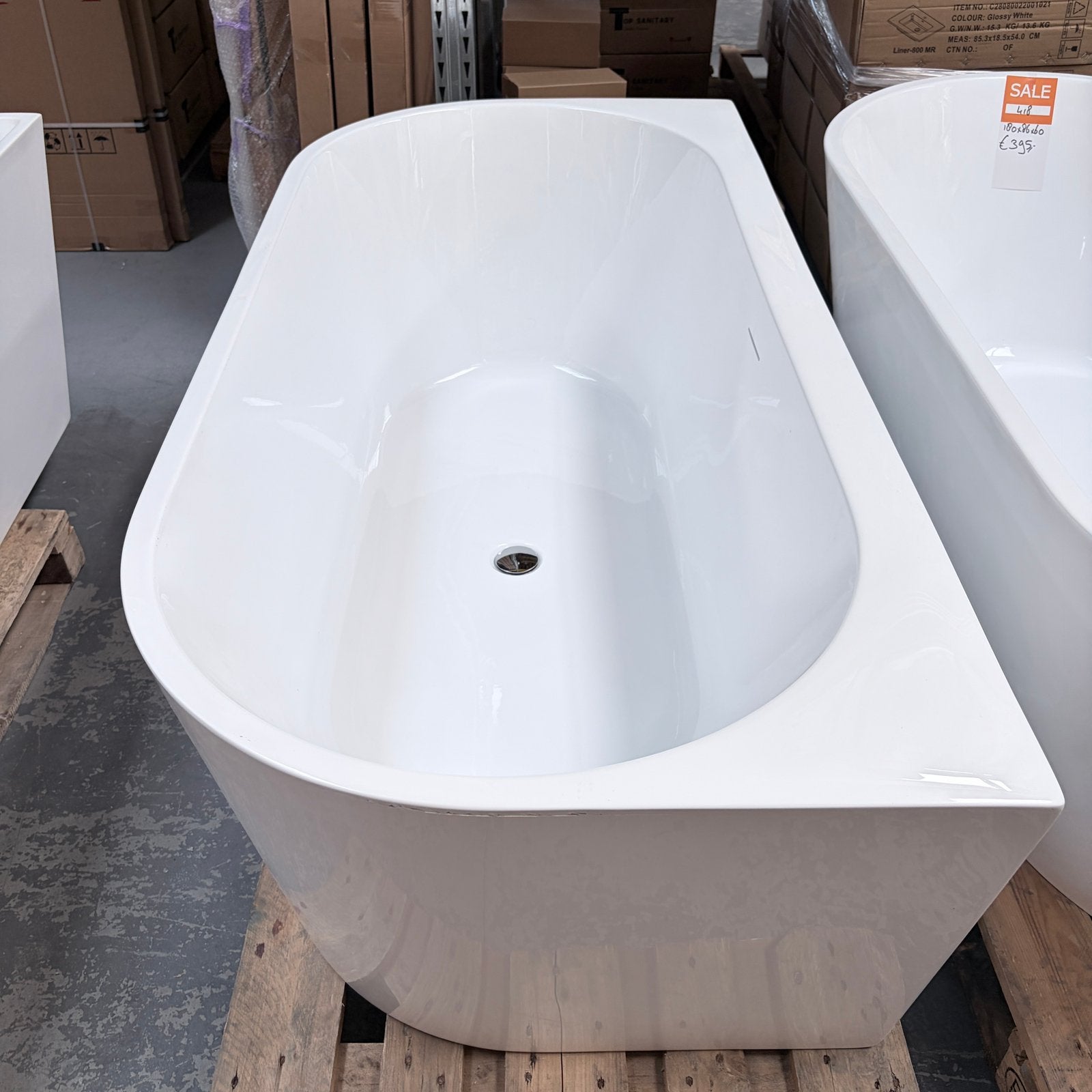 Design Bad Half Vrijstaand – Nieuw OP=OP Bad nr454, Ophalen, Nieuw