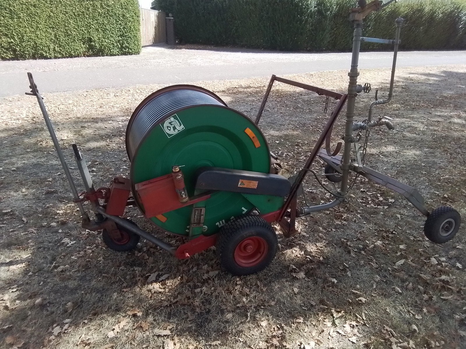Te regenhaspel merk Bauer Rain Sey 40/110m met turbine, Ophalen of Verzenden, Beregening en Drainage