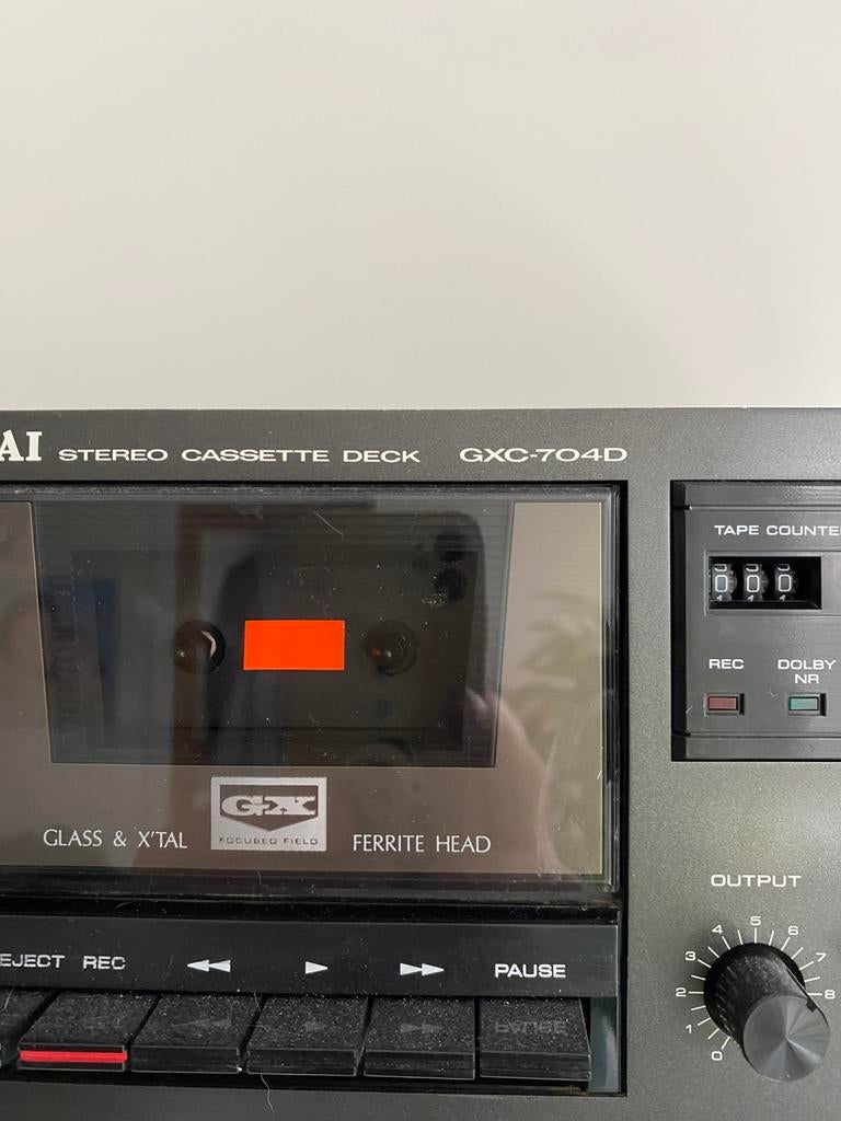 Te koop akai cassette deck GXC 704 D, Ophalen, Akai