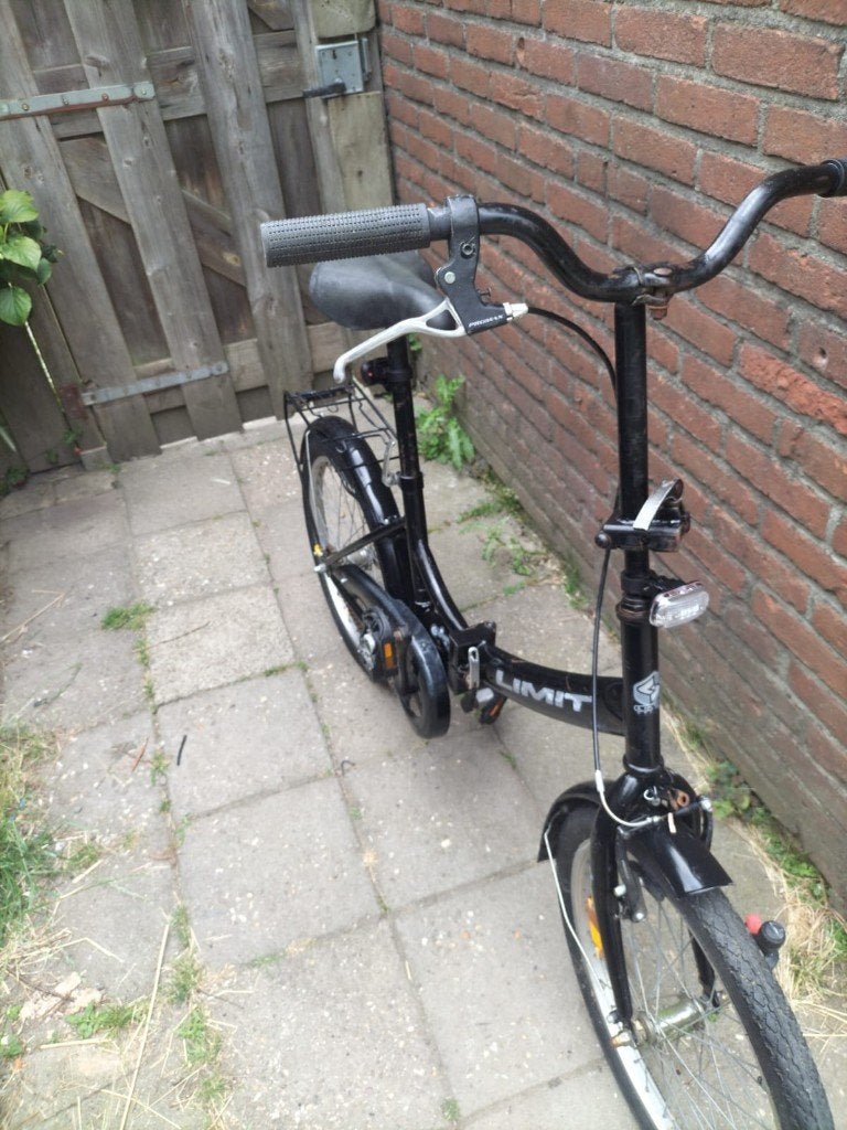 Vouwfiets, Fietsen en Brommers, Fietsen | Vouwfietsen, Ophalen of Verzenden, Gebruikt, Totaal opvouwbaar, 16 tot 18 inch