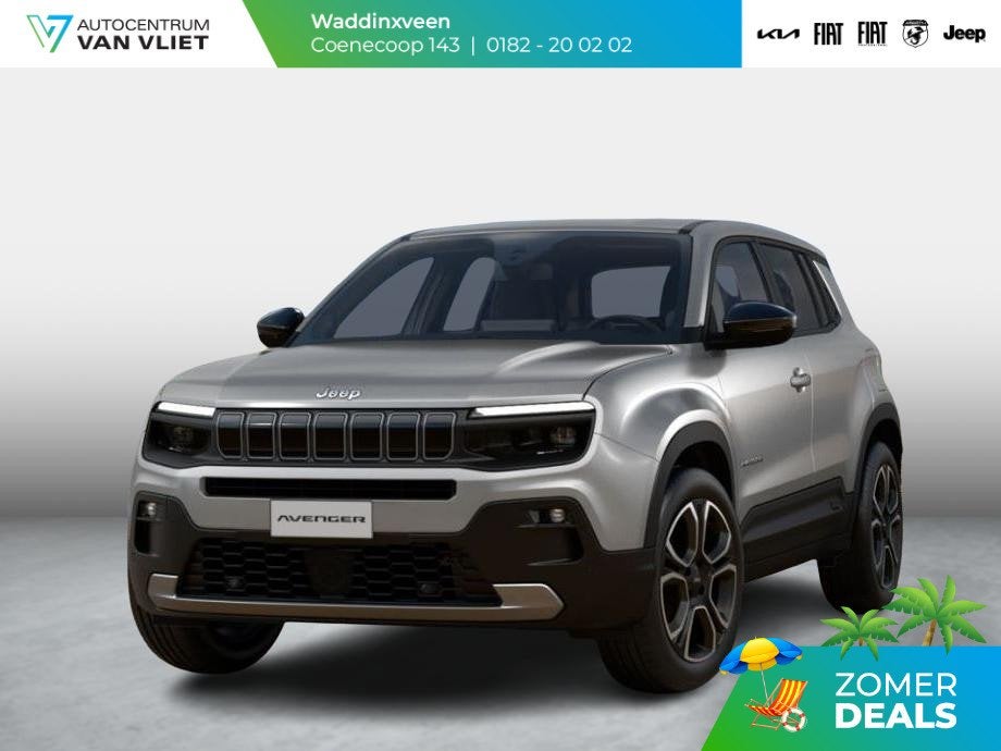 Jeep Avenger Summit 54 kWh | Actieprijs! | Winter Pack | Inf, Auto's, Jeep, 394 km, 156 pk, Met garantie (alle), Leder en Stof