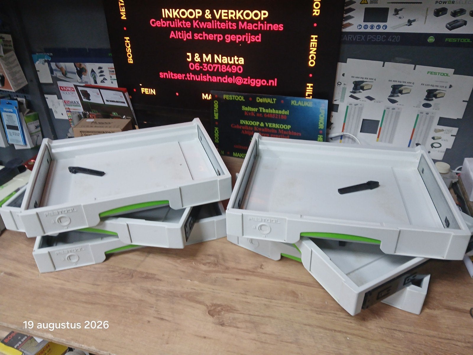 Festool Uittreklades., Gebruikt, -, Festool, Ophalen of Verzenden