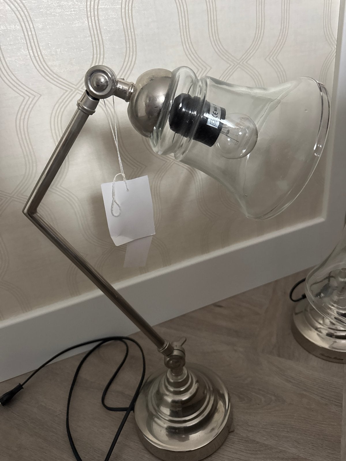 2  Riviera Maison Devonshire Bureaulamp - Zo goed als nieuw, Bureaulamp, Riviera Maison, Inclusief lichtbron, Klassiek