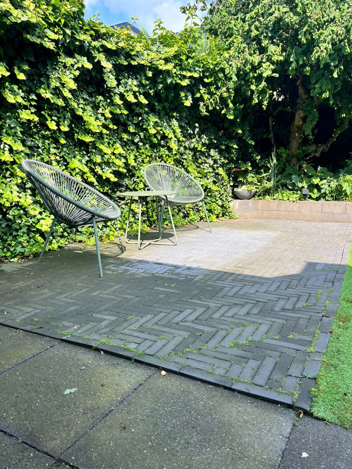 Gratis terrastegels 10 m² – zelf verwijderen en ophalen, Ophalen, Zo goed als nieuw, Beton, Terrastegels