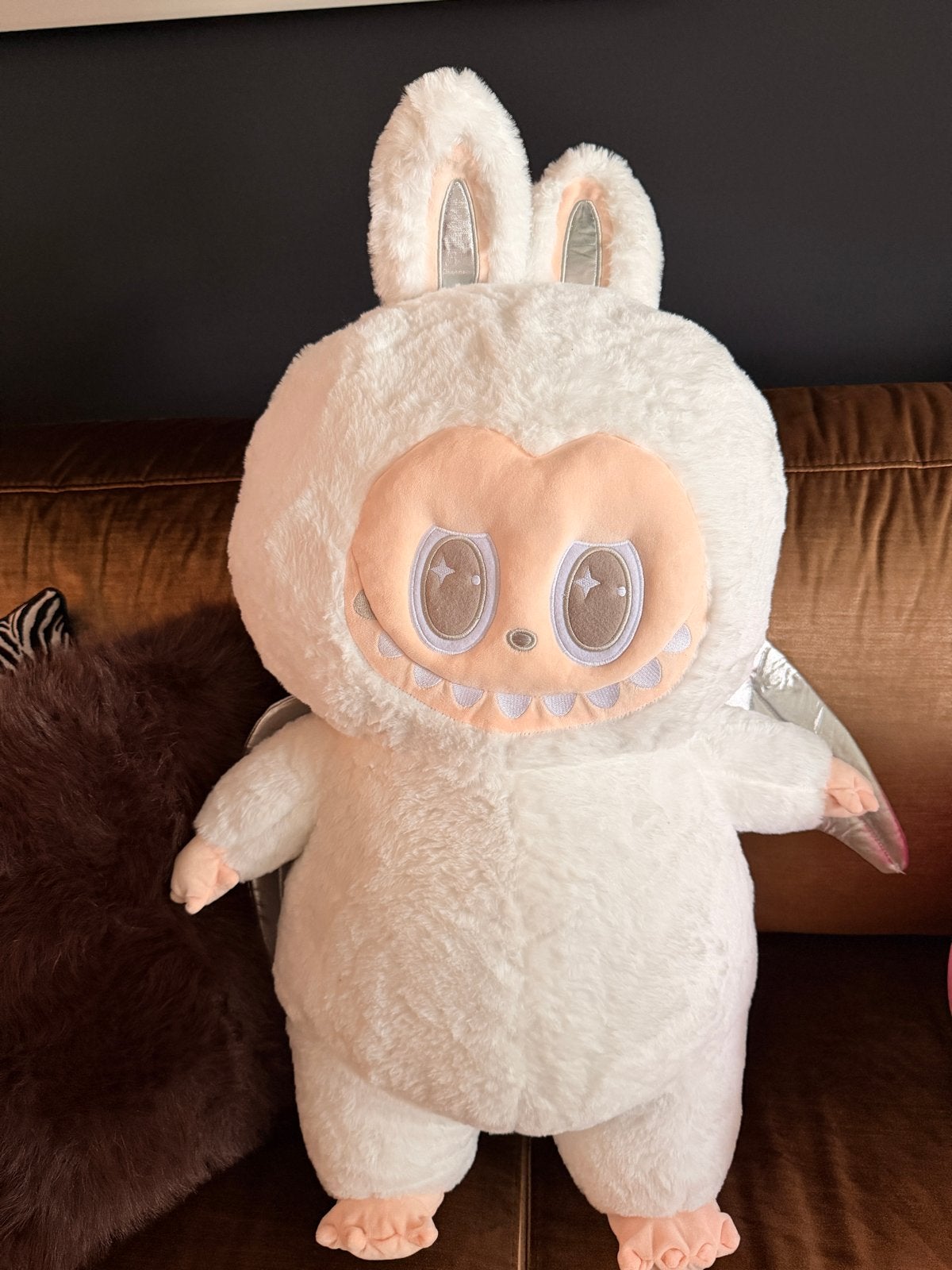Grote labubu look a like Knuffel - 75 cm, Ophalen, Overige typen, Zo goed als nieuw, Middelgroot (20 tot 80 cm)