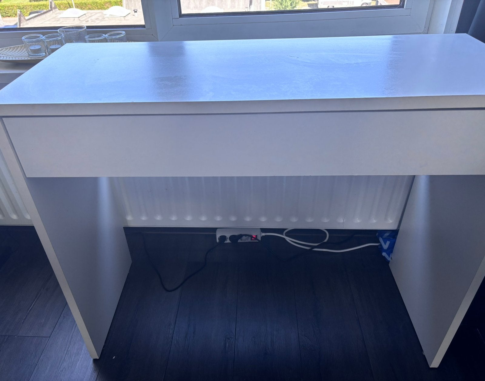 Bureau wit - gratis afhalen, Ophalen, Gebruikt, 40 cm, Schoolbureau