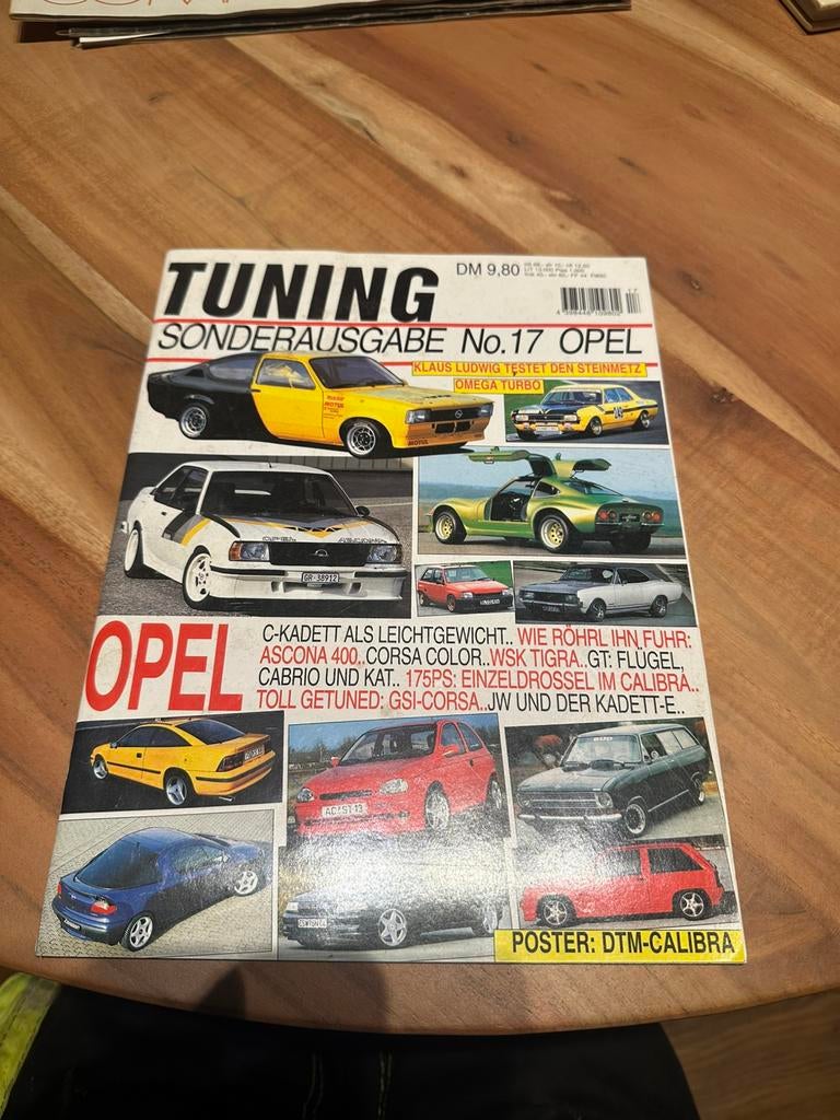 Tijd schrift opel tuning, Boeken, Ophalen of Verzenden, Zo goed als nieuw, Opel