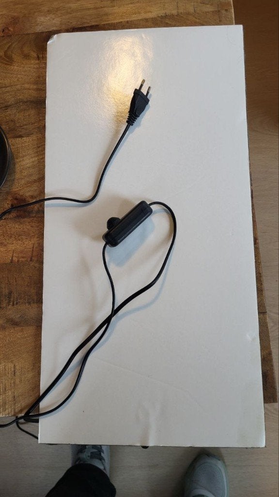 Durensa infraroodverwarming fiber plaat, 150W, incl dimmer, Ophalen, 30 tot 80 cm, Gebruikt, Overige typen