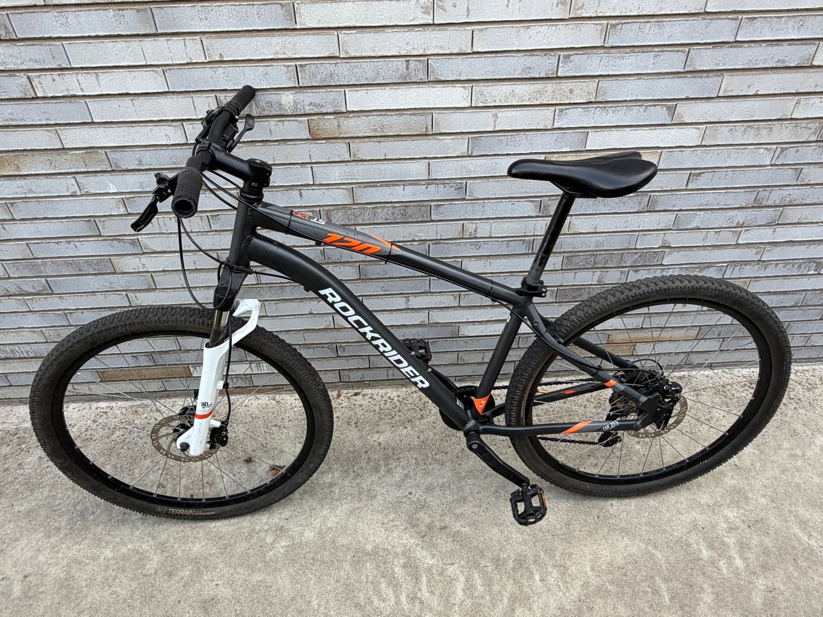 Rockrider ST 120 Mountainbike - Oranje/Zwart, Gebruikt, Hardtail, Heren, Schijfrem