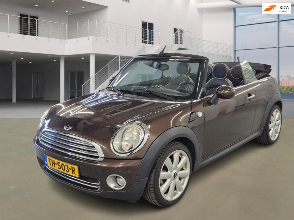 Mini Mini Cabrio 1.6 Cooper, Auto's, Mini, Bedrijf, Te koop, Cabrio, ABS, Airbags, Boordcomputer, Centrale vergrendeling, Electronic Stability Program (ESP)