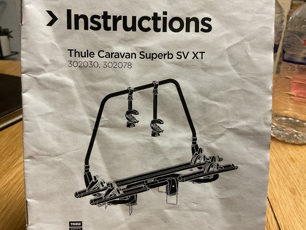 Thule Caravan Superb SV XT Fietsendrager, Ophalen, Nieuw