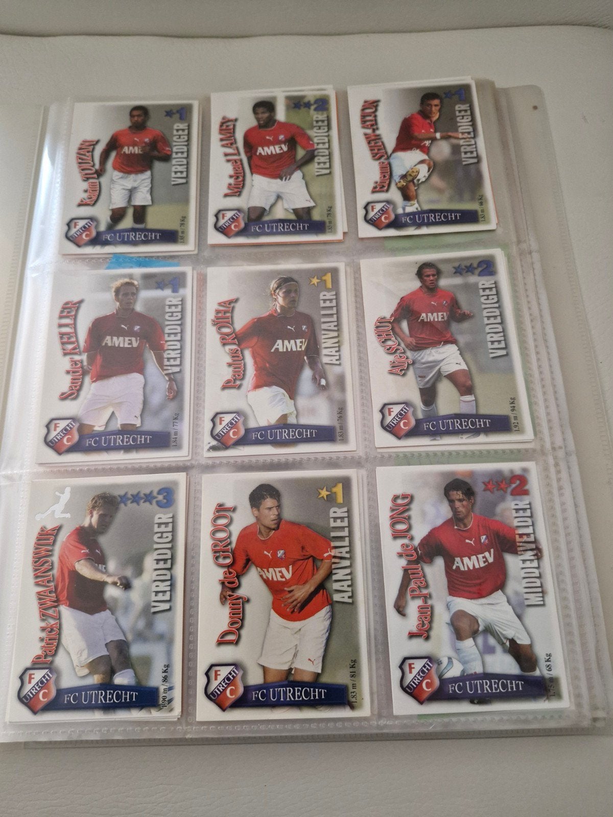 Voetbalplaatjes FC Utrecht All Stars 2003-2004, Ophalen of Verzenden, Gebruikt, F.C. Utrecht, Spelerskaart