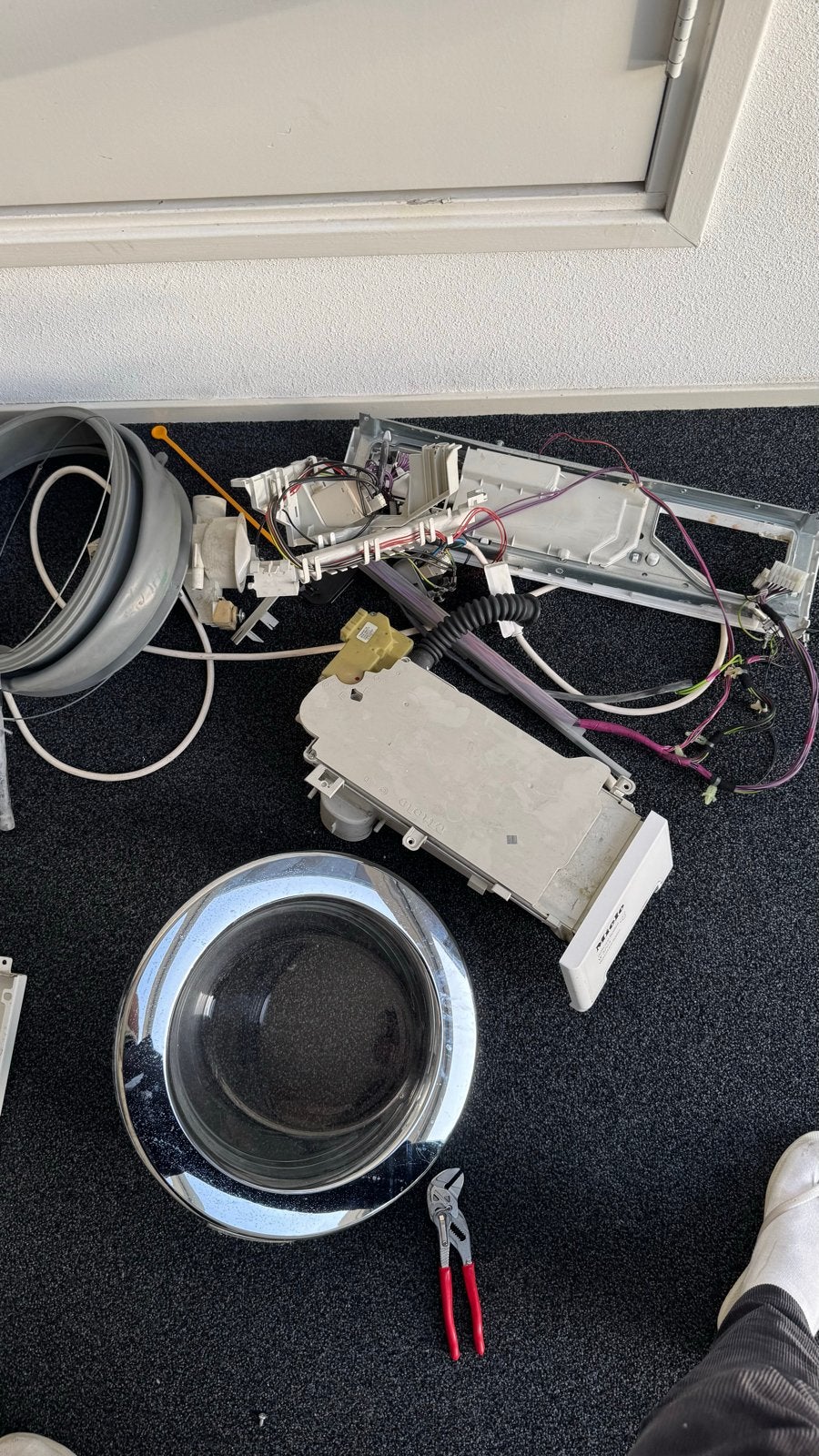 Miele W3203 onderdelen - Elektronica werkt nog, Verzenden, Niet werkend