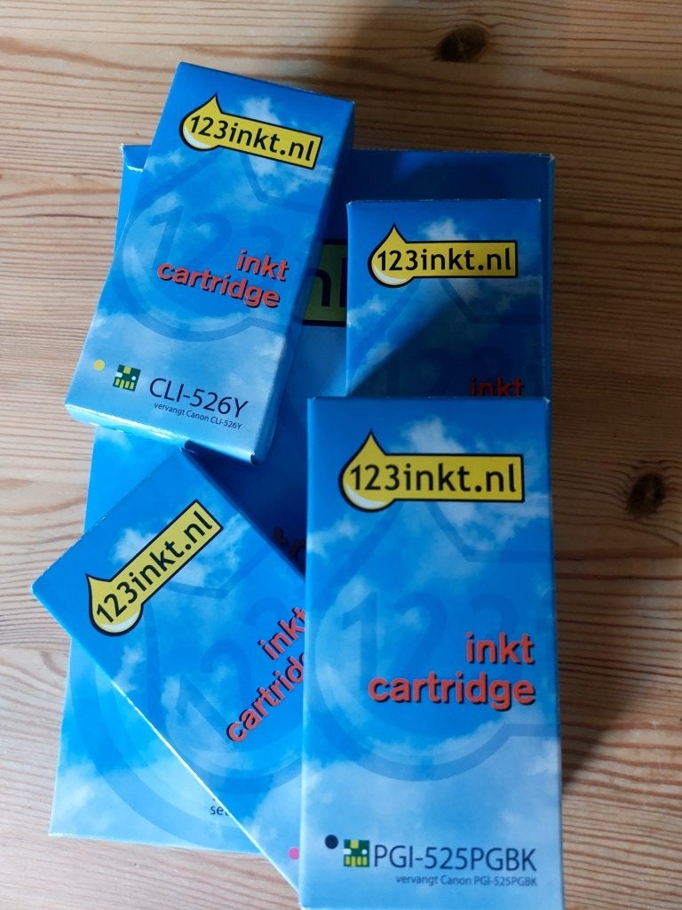 Inktcartridges voor Canon PIXMA inktjet printer, Ophalen, Nieuw, Cartridge, 123inkt.nl