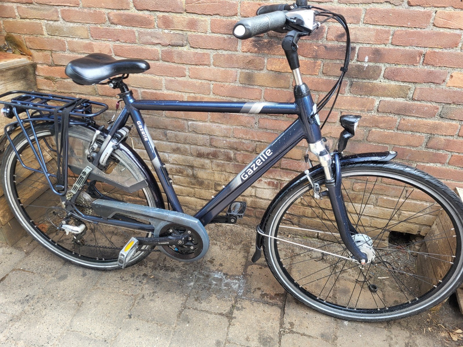 ZGAN Gazelle Orange Trekking24 herenfiets naafdynamo 57cm, Ophalen, Velgrem, Versnellingen, Zo goed als nieuw