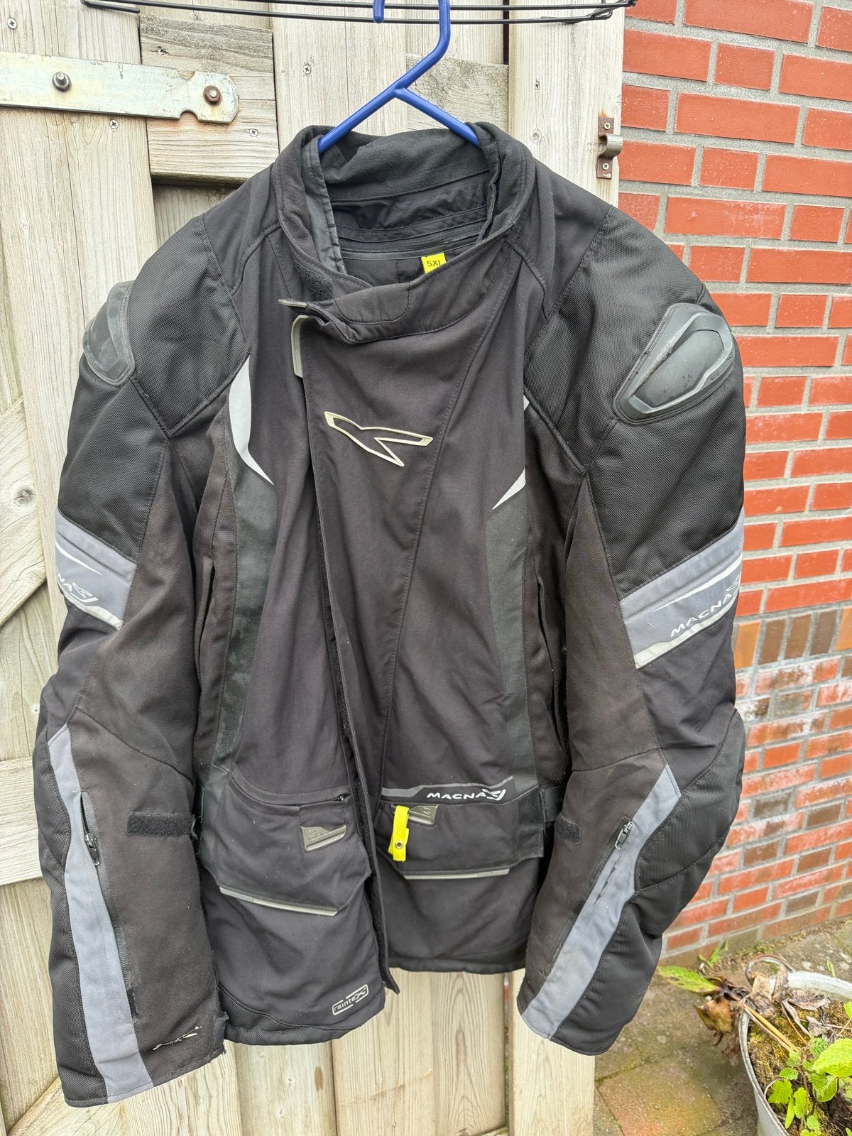 Macna Motorjas Maat 5XL, Motoren, Kleding | Motorkleding, Ophalen, Tweedehands, Heren, Jas | textiel