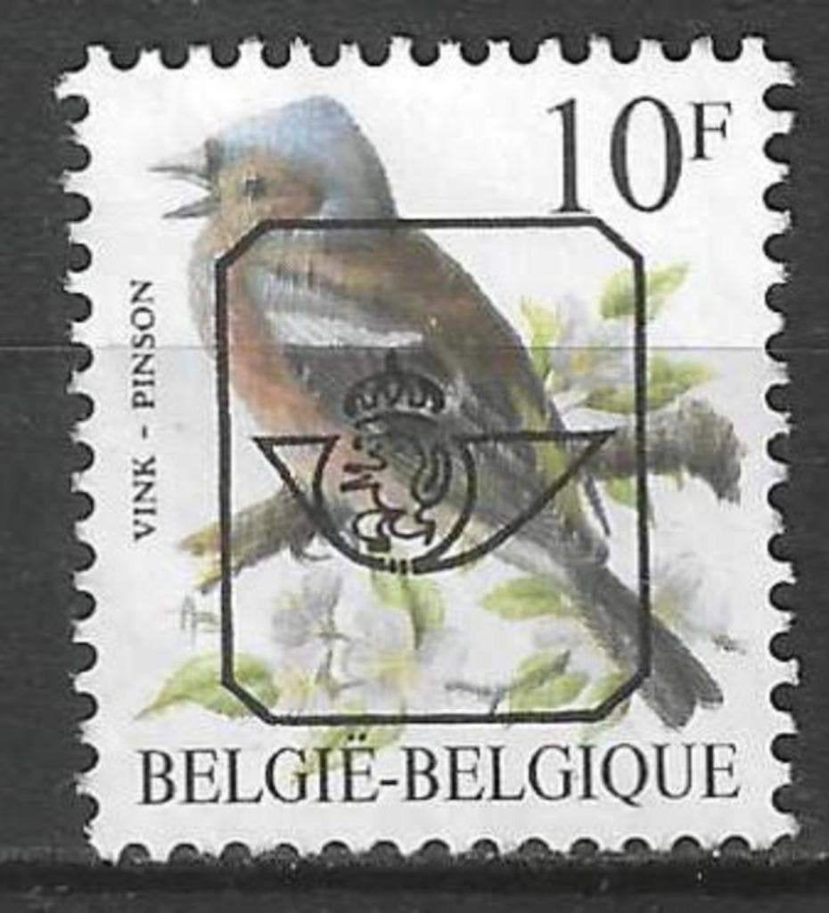Belgie 1990 - OBP 834pre - Vink - 10 F. (ZG), Verzenden, Postfris, Voertuigen