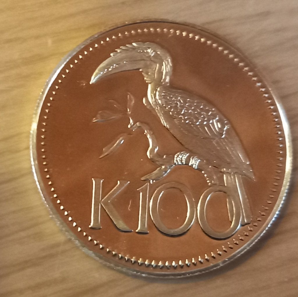 Papoea-Nieuw-Guinea 100 Kina 1977 GOUD, Ophalen of Verzenden, Losse munt, Goud
