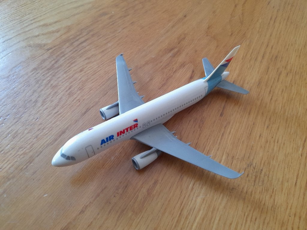 Airbus A320 Air Inter, Overige merken, Ophalen of Verzenden, Vliegtuig, Gebruikt