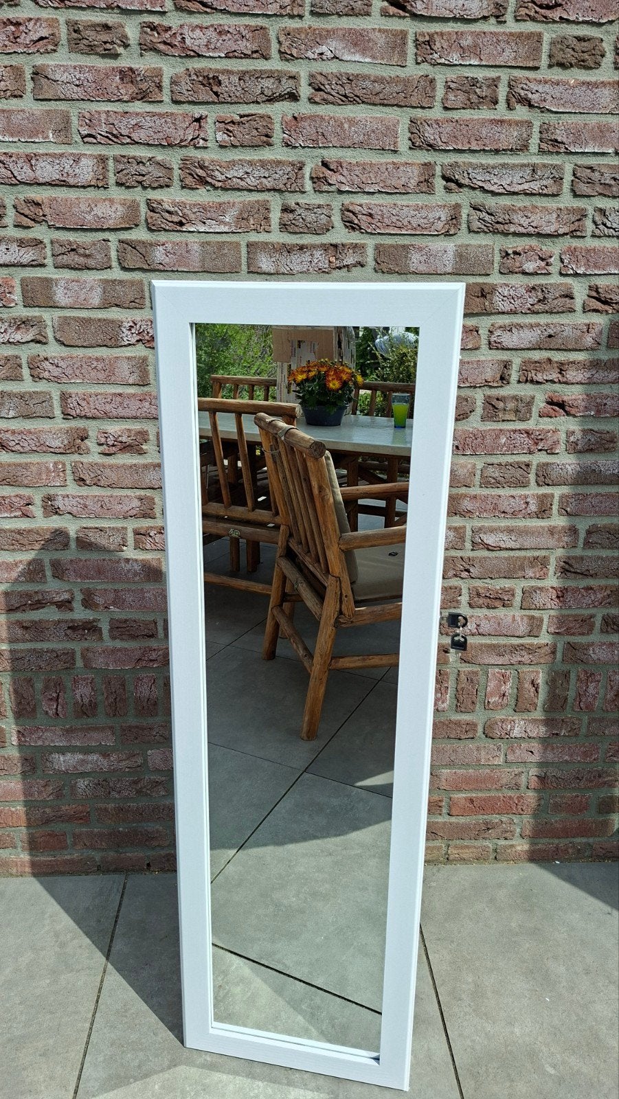 spiegel sieraden kast voor wand of deur, wit ,37x10x120 cm, Ophalen, Minder dan 50 cm, Nieuw, Minder dan 100 cm