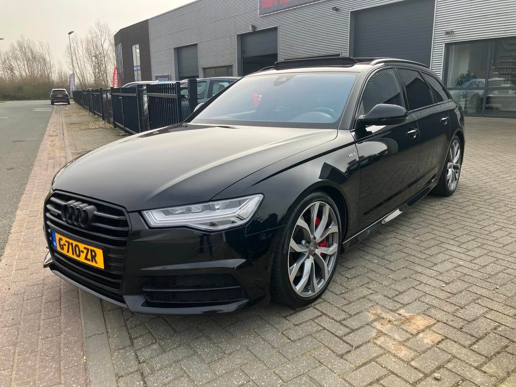 Audi A6 Avant 3.0 TDI BiT quattro Competition Panoramadak, Auto's, Automaat, Gebruikt, Zwart, Diesel