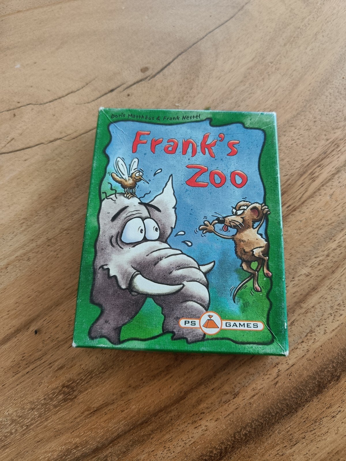 Frank's Zoo Kaartspel - PS Games, Hobby en Vrije tijd, Drie of vier spelers, Ophalen of Verzenden, Gebruikt, PS Games