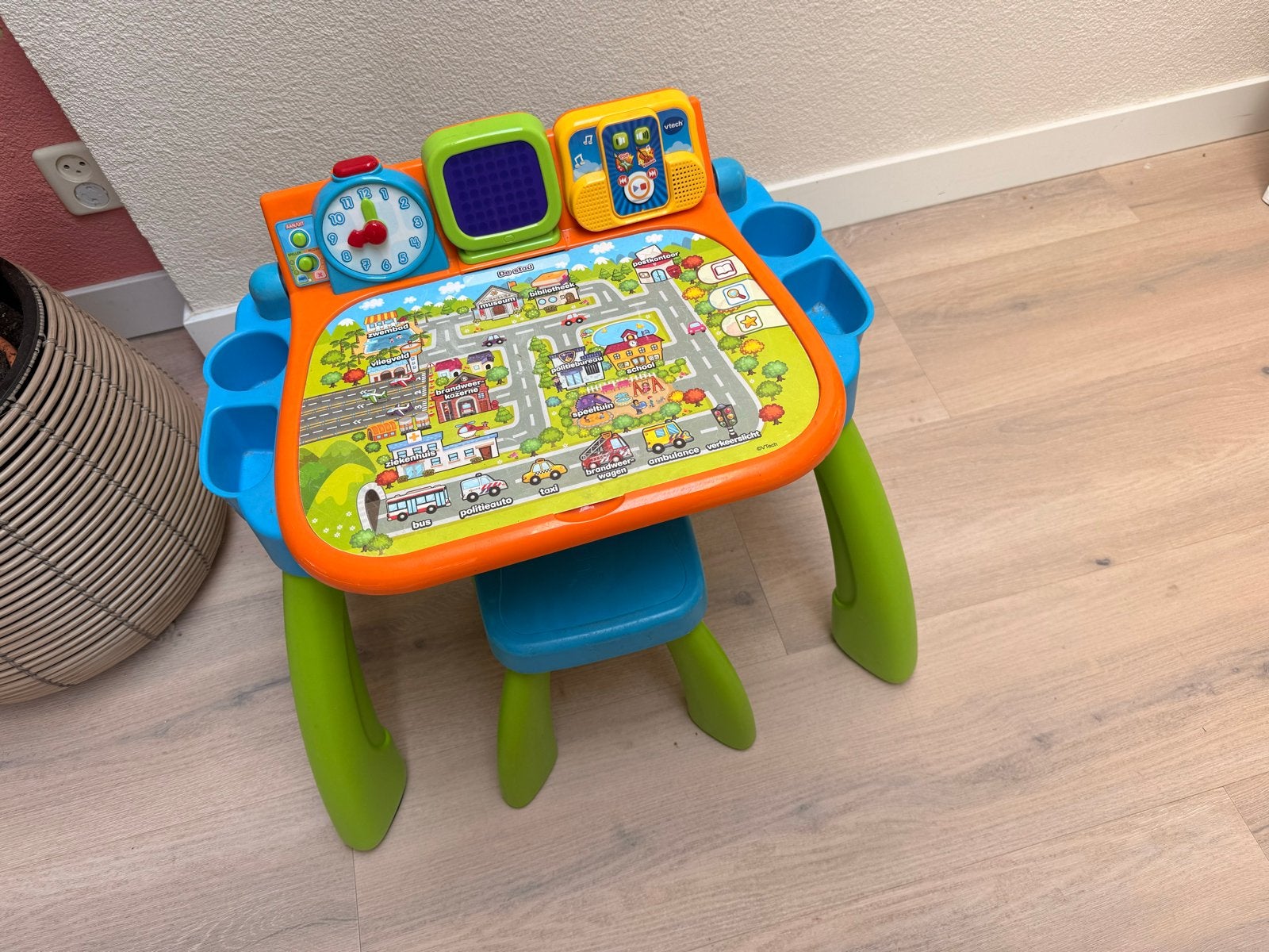 VTech Magisch Speel- en LeerBord met Krukje, Ophalen, Gebruikt, Knutselen, Met licht