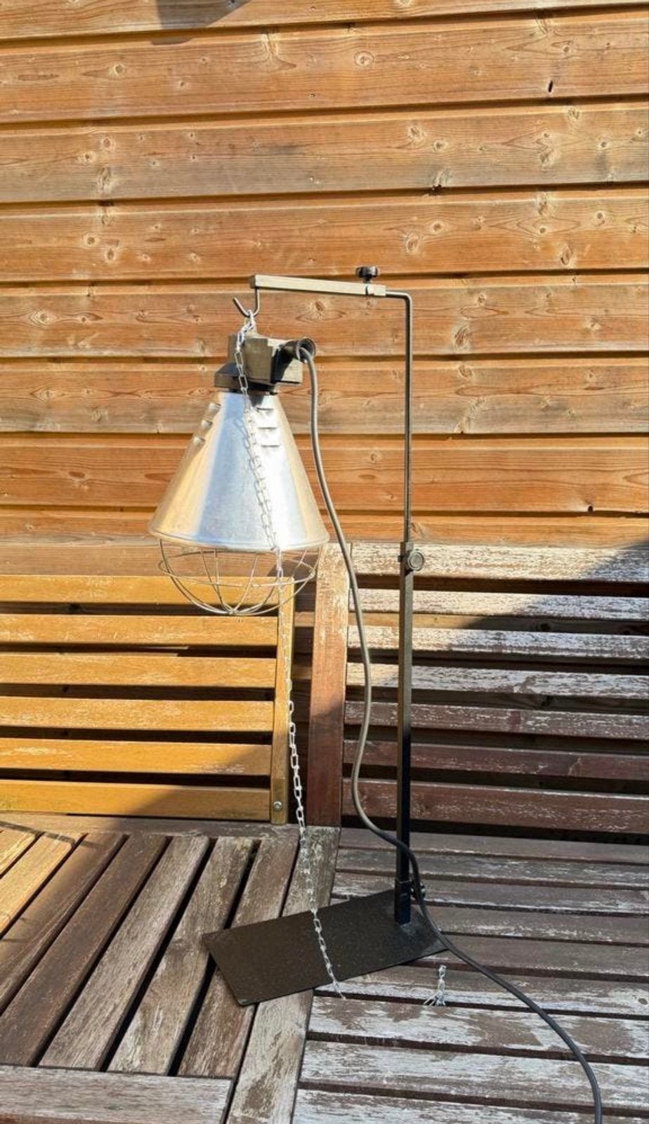 Warmte lamp voor kitten of puppy nest. Inclusief standaard., Ophalen of Verzenden, Zo goed als nieuw