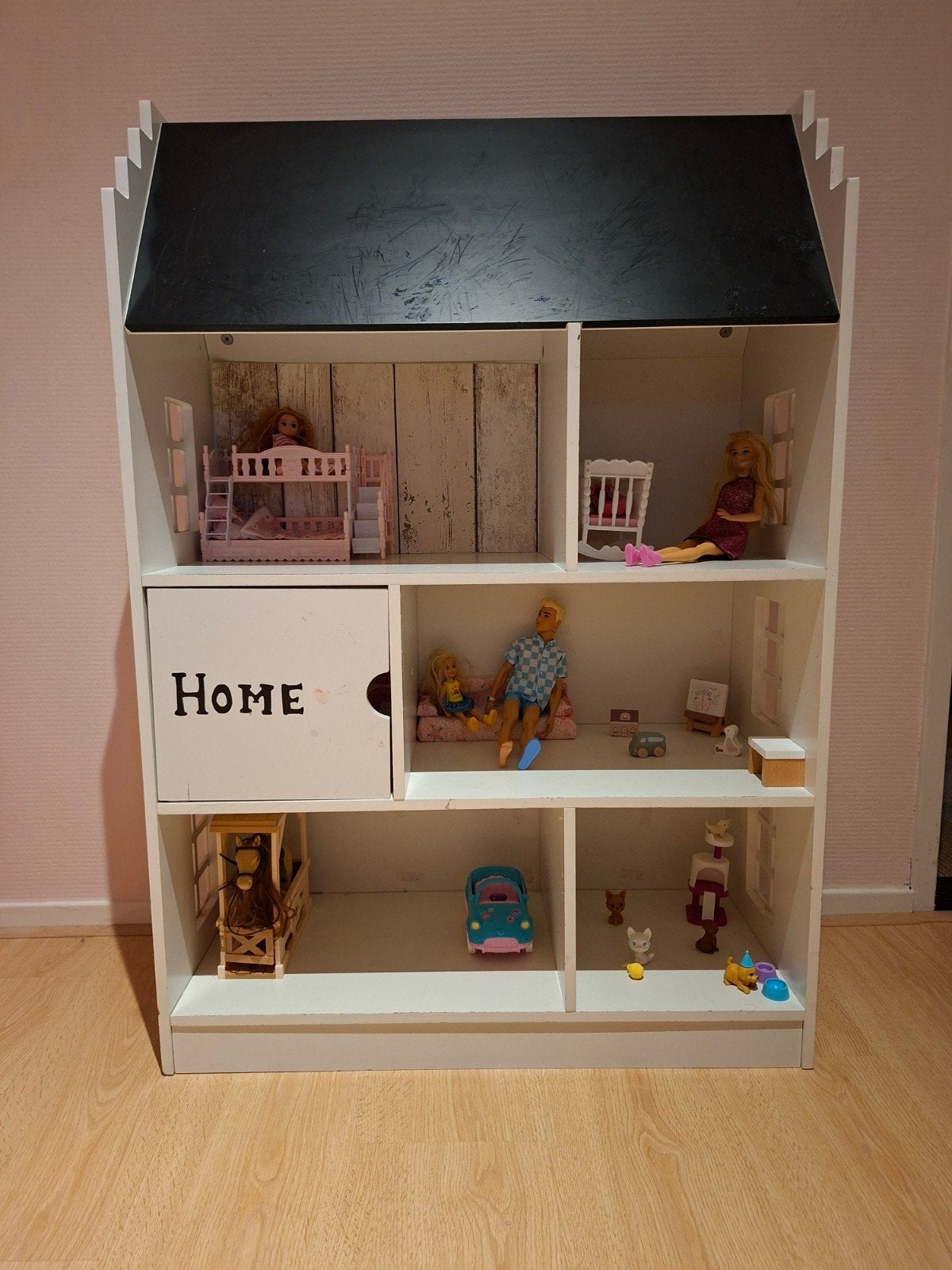 Poppenhuis, gratis af te halen (excl. inhoud), Kinderen en Baby's, Speelgoed | Poppenhuizen, Ophalen, Gebruikt, Poppenhuis