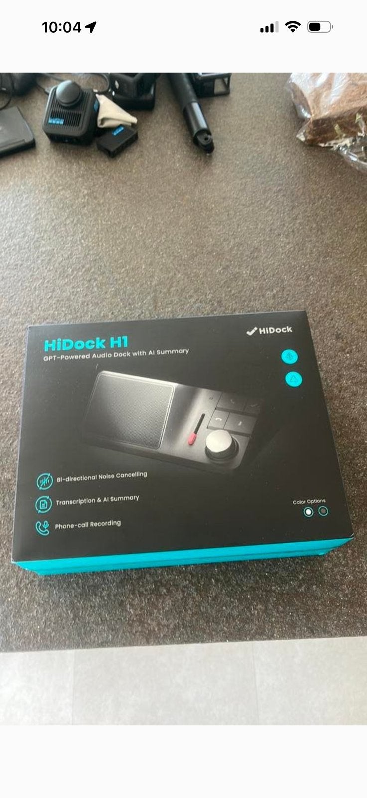 HiDock H1E AI docking station - speaker, Ophalen of Verzenden, Zo goed als nieuw