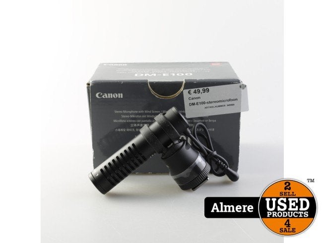 Canon DM-E100 stereomicrofoon, Muziek en Instrumenten, Canon, Zo goed als nieuw, Support@canon.com, 30-2, Shimomaruko 3-chome, Ohta-ku
Tokyo 146-8501
Japan