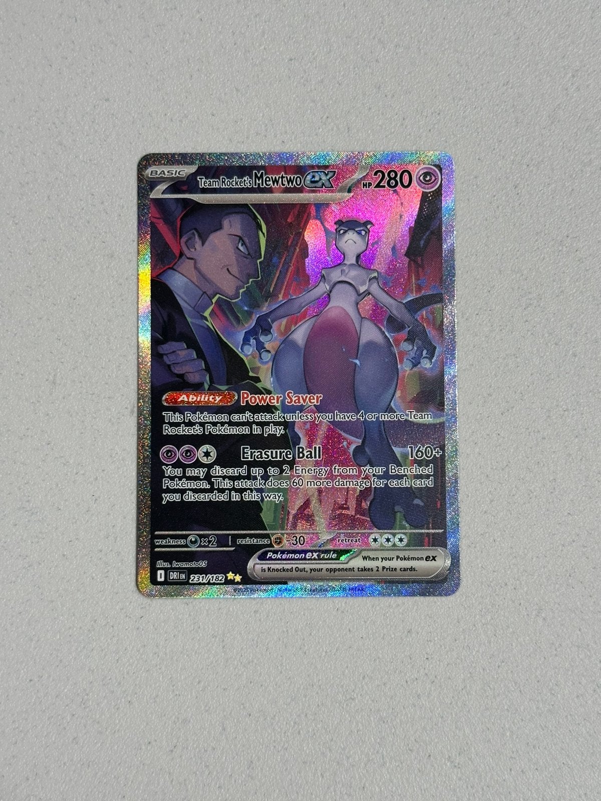 Team Rocket’s Mewtwo ex 231 Destined Rivals NM, Ophalen of Verzenden, Nieuw