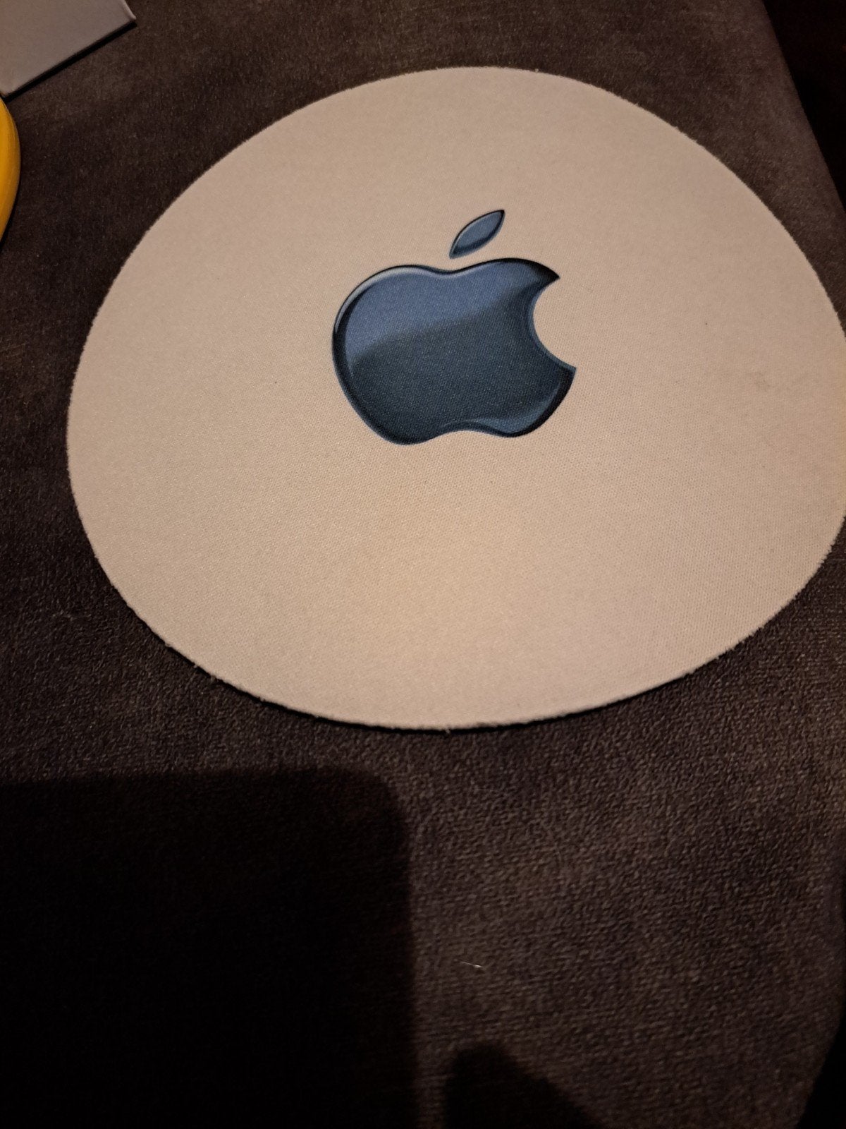 Apple muismat - Rond - Grijs, Computers en Software, Muizen, Ophalen of Verzenden, Zo goed als nieuw, Overige typen, Apple