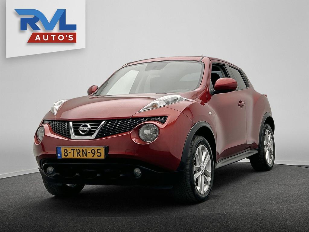 Nissan Juke 1.6 Trekhaak Climate-control Cruise Lichtmetaal, Auto's, Voorwielaandrijving, Euro 5, Stof, 4 cilinders