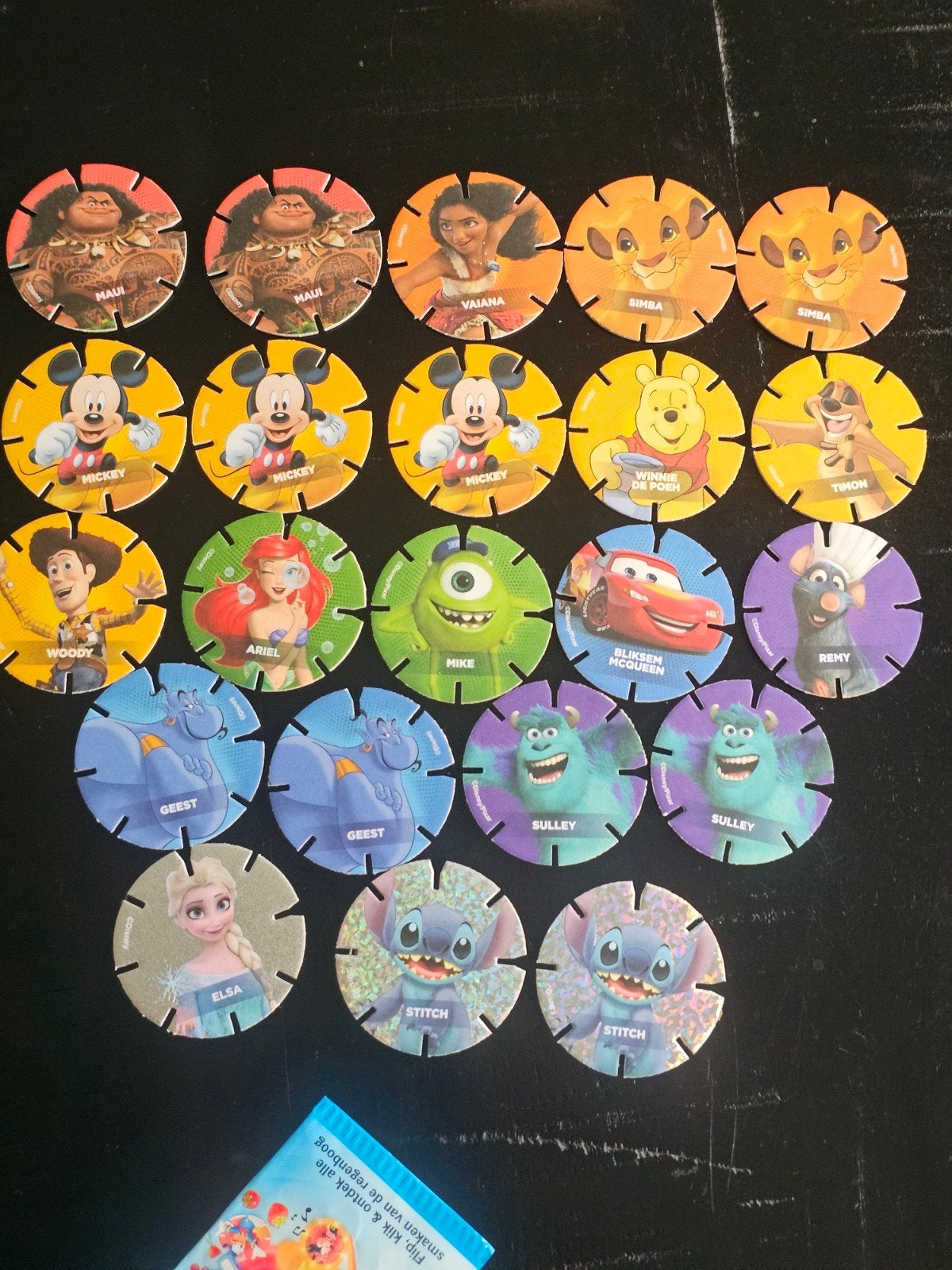Disney Diskeyz Albert Heijn - 21 stuks of los verkrijgbaar, Ophalen of Verzenden, Mickey Mouse, Nieuw, Overige typen