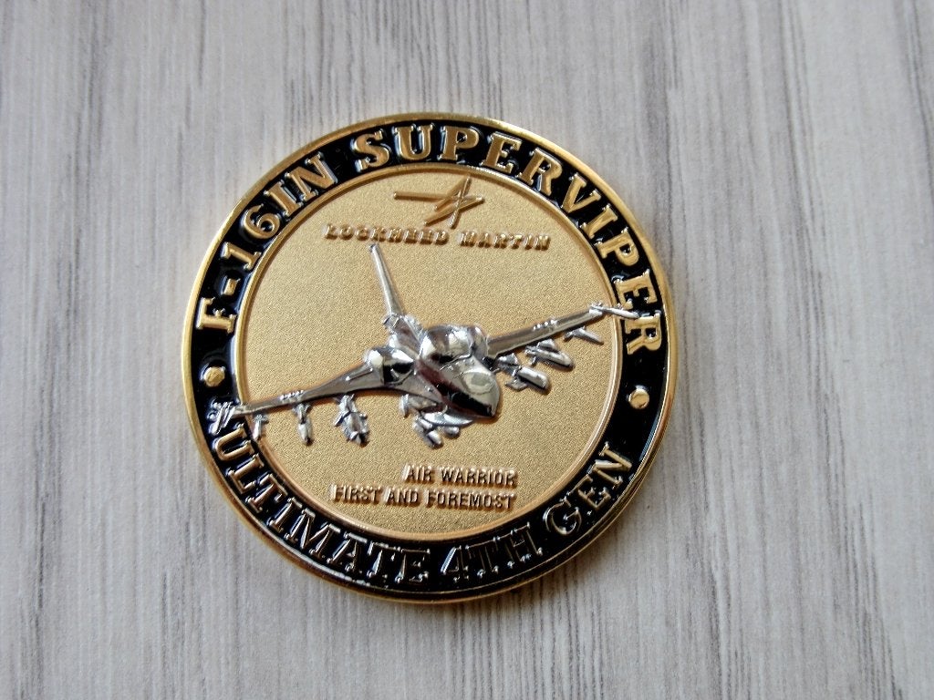 Coin Lockheed Martin F-16IN Super Viper Ultimate 4th Gen, Verzenden, Luchtmacht, Amerika, Overige typen