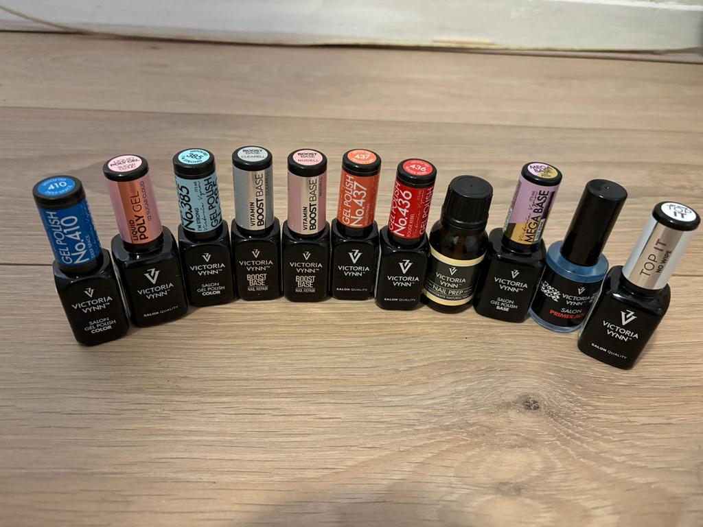 Victoria Vynn Gel Polish & Nail Prep Set - Diverse Kleuren, Ophalen of Verzenden, Nieuw, Handen en Nagels